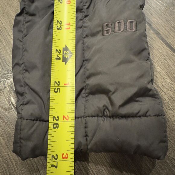 The North Face Down Parka Puffer Coat 600 Fill sz Small Gray Hooded Long Quilted - Picture 11 of 13